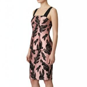 Marc Jacobs Pink Embroidered Sleeveless Midi Dress, US4